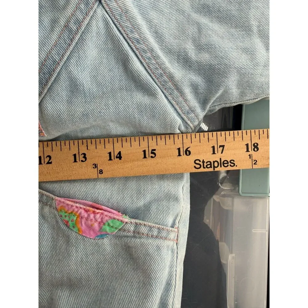 Vintage OshKosh B'Gosh Denim Puffer Jacket Size 6x